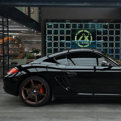 Glossy Black Car Vinyl Wrap Film Personalization Waterproof PVC Car Decoration PET Decal Motorcycle Auto Body Protective Film
