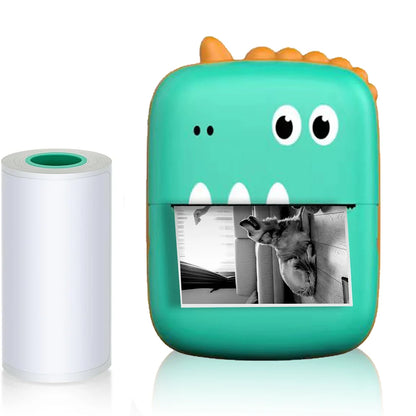 Portable Printer Mini Pocket Wireless Bluetooth Thermal Printers for Android iOS Smartphone  BT Inkless Printing Gift for Kids