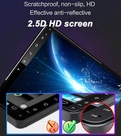 Universal 7"/9"/10“ 2DIN Android 13 4+64G Car Stereo Carplay Android Auto GPS Navigation Bluetooth FM RDS Radio WIFI Touchscreen