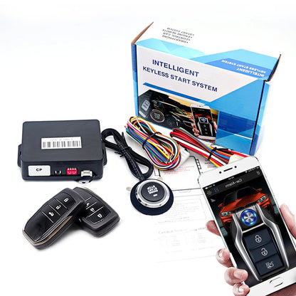 Start button system Car alarm with autostart Universal central locking Remote starter kit Automotive start stop For Toyota/Audi