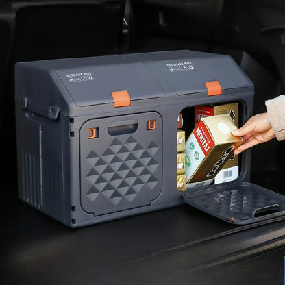 Bevel Car Trunk Storage Box Outdoor Camping Box Foldable Storage Box Camping Finishing Box