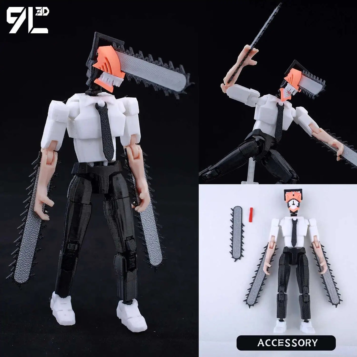 9L3D Printed Lucky Dummy 13 Spider-Man 3D Printed Action Figure, Multi-Jointed Poseable Anime Model, Collectible Gift for Fans