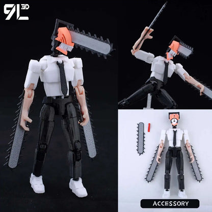 9L3D Printed Lucky Dummy 13 Spider-Man 3D Printed Action Figure, Multi-Jointed Poseable Anime Model, Collectible Gift for Fans