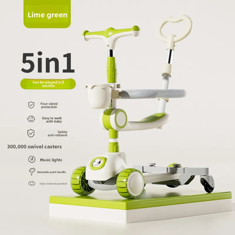 Scooter for children and scooter suitable for boys and girls, ideal for helping children develop their sense of balance