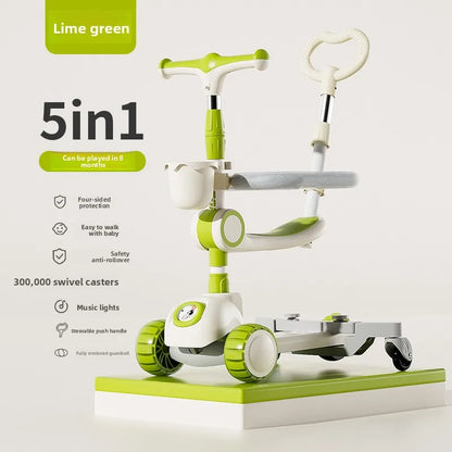Scooter for children and scooter suitable for boys and girls, ideal for helping children develop their sense of balance
