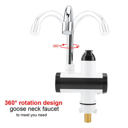 Instant Hot and Cold Water Dispenser Heater Heating Faucet Temperature Display EU Plug
