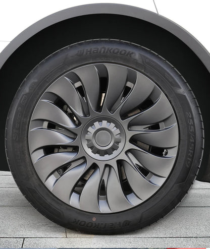 4PCS 19 Inch Hub Cap for Tesla Model Y 2024  Performance Replacement Wheel Hubcap Right&Left Wheel Cap Full Rim Cover Accessorie