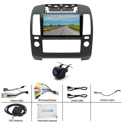 9''Android15 Car Stereo Radio GPS Navi 2+64G for Nissan Navara 2006-2012 withCarplay Android Auto with Bluetooth WiFi FM/RDS SWC