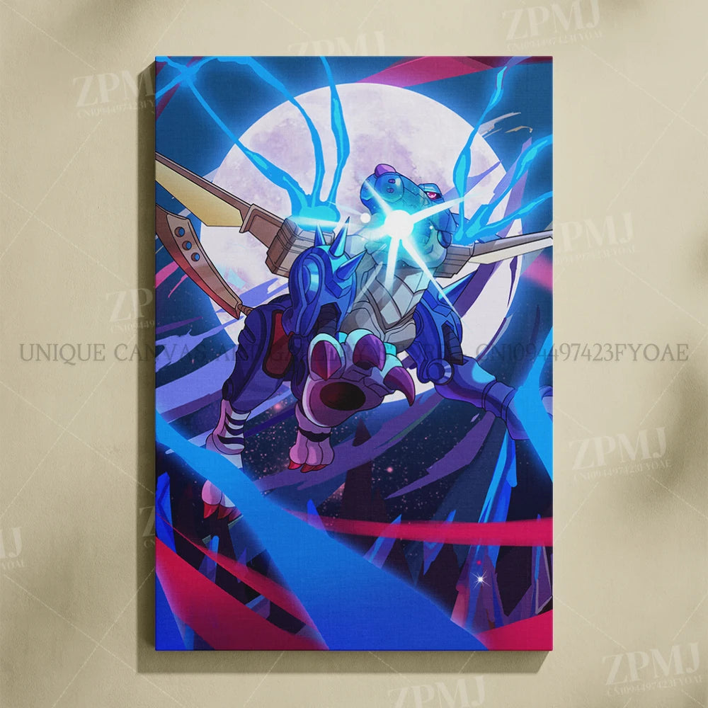 Japanese Anime Canvas Wall Art Digimon Digital Monsters Home Decorative HD Print Poster Painting Modern No Frame For Living Room