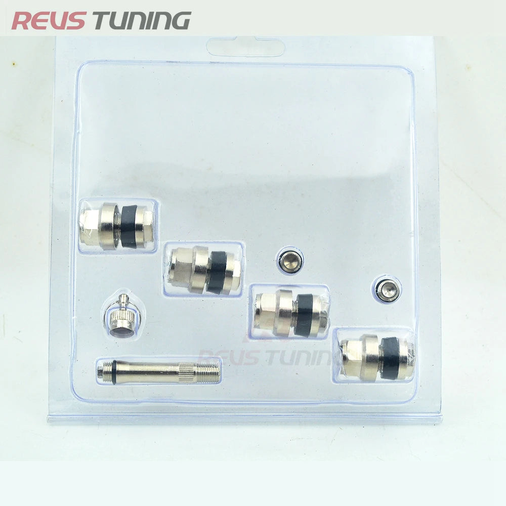 Universal Alloy 4pcs/Set Flush Bolt In Kit Invisible Stealth Car Wheel Tyre Tire Valve Stems Tube Cap