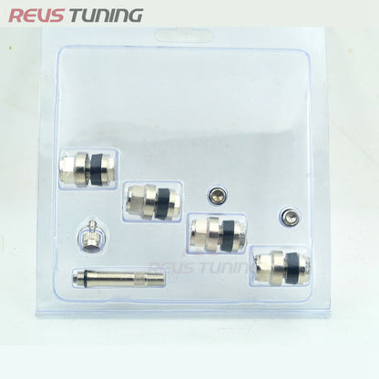 Universal Alloy 4pcs/Set Flush Bolt In Kit Invisible Stealth Car Wheel Tyre Tire Valve Stems Tube Cap