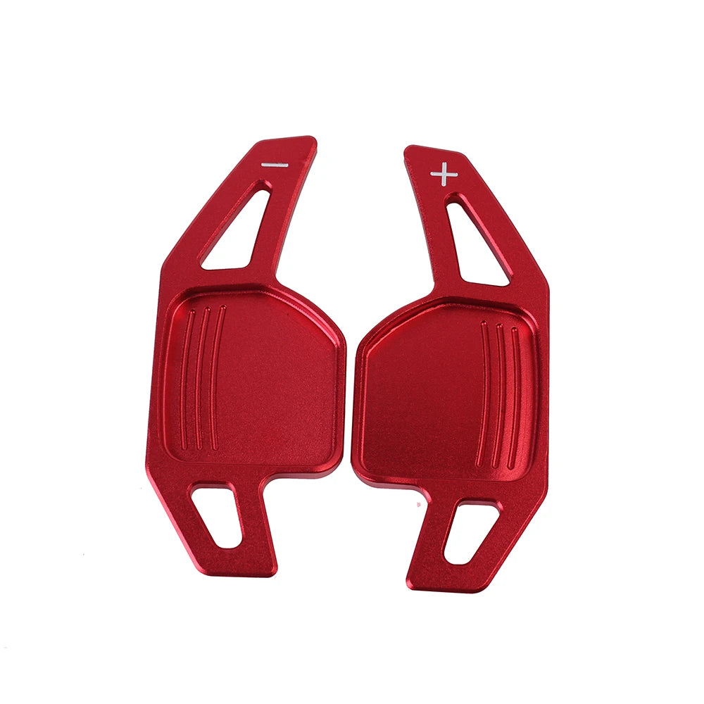 2Pcs Steering Wheel Paddles Extension Shifters For Audi A4 B8 A3 8P S3 A5 A6 S6 C6 Q5 A8 R8 TTS MK2 8J Avant DSG Car Styling