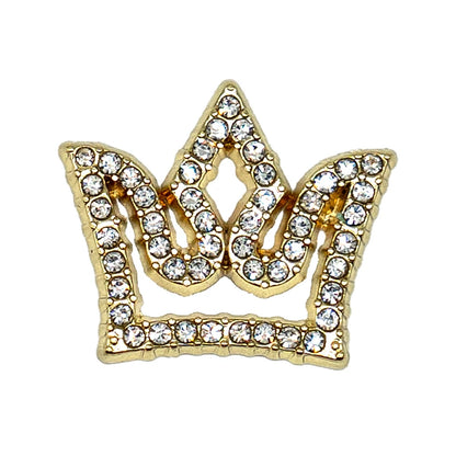 1pcs Designer Golden Crown Metal Shoe Charms Sea Star Shell Luxury Decorations for Shoe Accessorie Heart Pins for Women Girls
