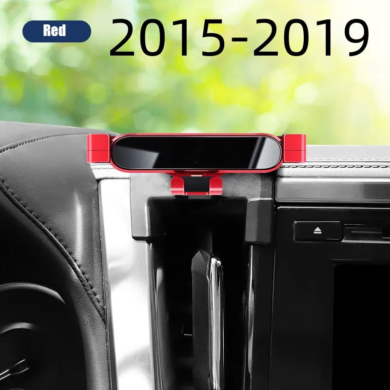 Car Phone Holder For Toyota Alphard 2015 - 2023 ANH30 Styling Bracket GPS Stand Rotatable Support Mobile Accessories