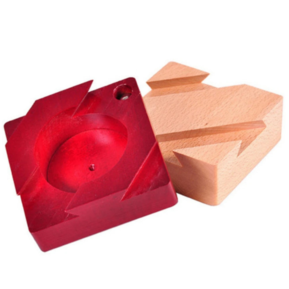 Puzzle Box Mini 3D Brain Teaser Wooden Secret Compartment Lock Box Brain Puzzle Toy for Child and Adults