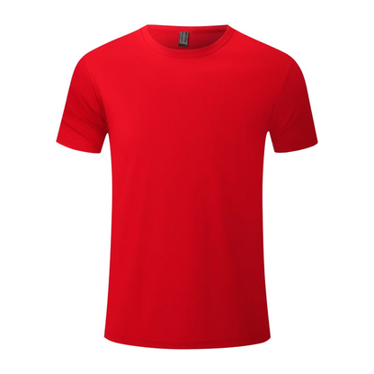 Quick-Drying Breathable Sports T Shirt Custom Logo Embroidery Printed Personal Group Design Photo Summer Men And Women Tops