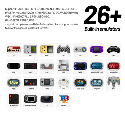 TRIMUI SMART PRO Open Source Linux Handheld Gaming Console 4.96" IPS Screen RGB Retro Emulator Player Gift for Gamers