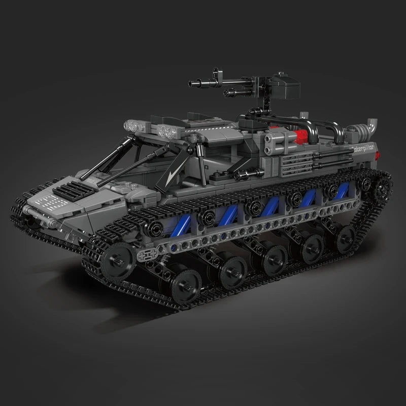 Technical Remote Control Military Tank Building Block RC EV2 All-terrain Tracked Vehicle Model Bricks Toys For Kids Gift