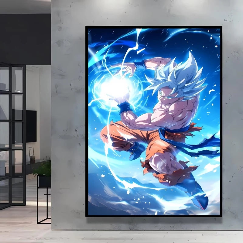 Canvas Posters Dragon Ball Goku Picture Children Gifts Home Decoration Waterproof Comics Pictures High Quality Wall Art Classic