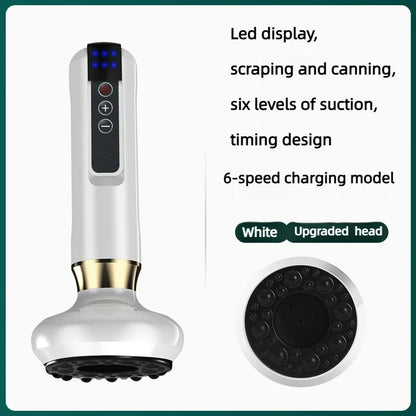 12 Speed Electric Suction Cup Massager, Scraping Suction Cup, Anti Orange Peel Tissue, Beauty, Scraping, Hot Compress, Slimming
