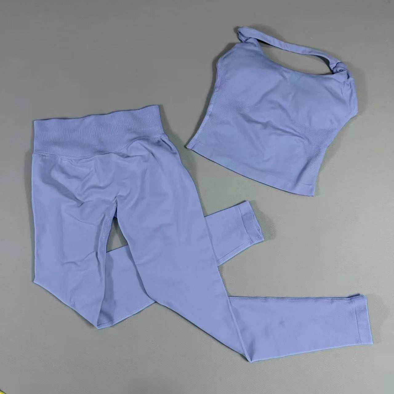 2 Pieces Sportswear Women Yoga Set Gym Clothes Sportswear Yoga Suits High Waist Scrunch Fitness Tracksuits  Pilates Set