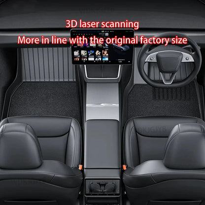 RHD Car Floor Mats For Tesla Model YL Launch2026 Luggage Mat Set Four Seasons Waterproof Anti-slip Trunk Mat Model YL Floor Mats