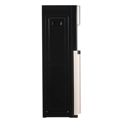 Water Dispenser Hot Cold Water Cooler Dispenser Bottom Loading Fast 0.16GalH 450W Heating 70W Cooling 304 Stainless Steel 110V US Plug No Assembly Gold