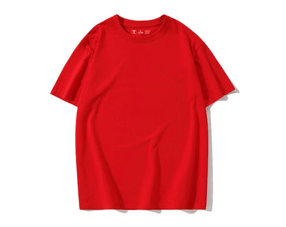 Simple White Oversize T-shirts For Women Cotton Summer Green T Shirts Women Short Sleeve Loose Blue T Shirt Women Yellow Top Tee