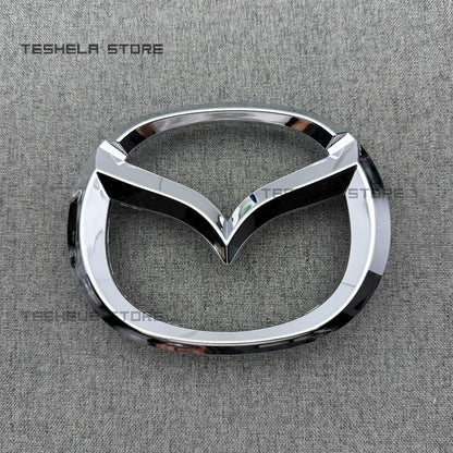 black/silver for MAZDA 6 Car Front Hood Bonnet Emblem Rear Tail Bumper Trunk Wheel Sticker Badge Styling auto Accessories