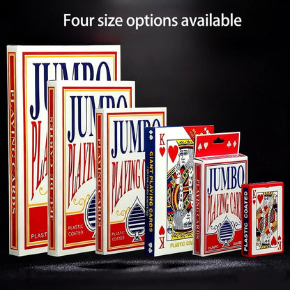 2/4/6/9x Larger 54 Cards Super Jumbo Oversized Playing Cards Birthday Party Favors Adult and Family Board Games Photo Props
