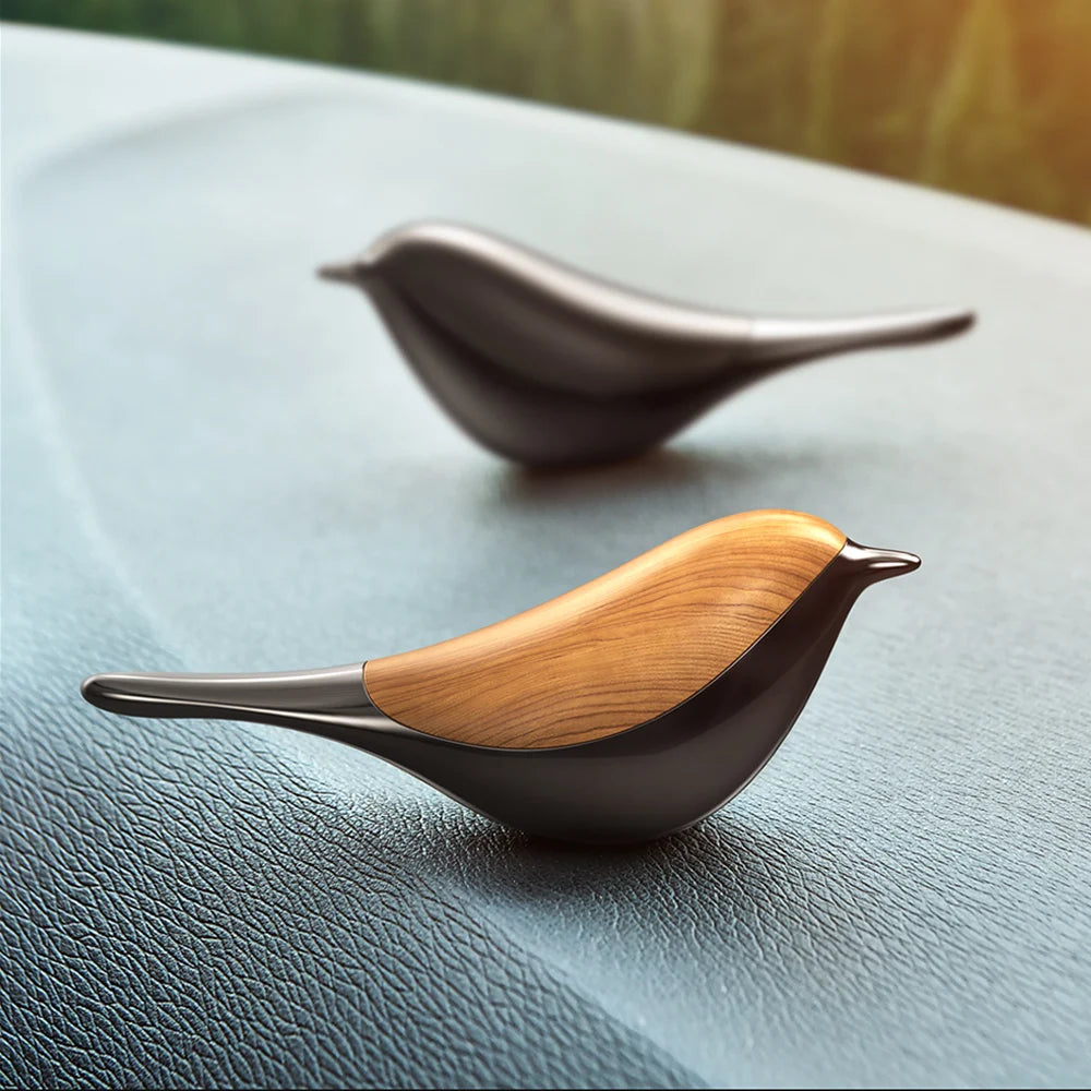 Car Air Freshener Aromatherapy Lucky Bird Diffuser Solid Lasting Perfume For Auto Interior Decoration Air Purification Pendant