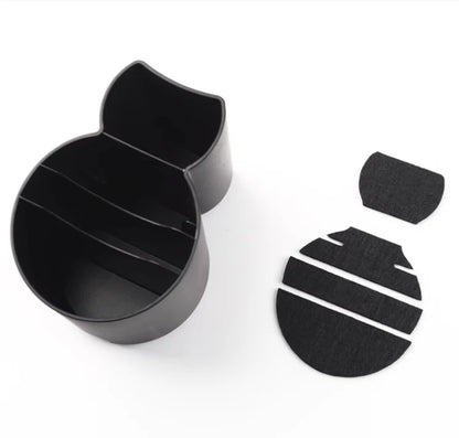 Car Center Cosole Water Cup Holder Armrest Storage Box for VW Touareg Interior Accessories 2019 2020 2021 2022 2023 2024