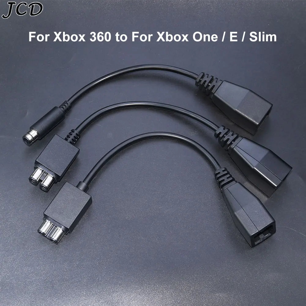 JCD For Microsoft Xbox 360 To Xbox 360 Slim/XboxOne /XBOX360 E AC Adapter Power Supply Cable Transfer Cable Converter Cord