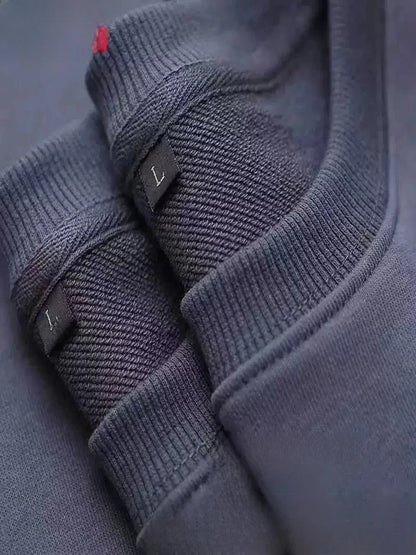 Unisex 100% Cotton Hoodie Long Sleeve round Neck Loose Fit  Color Base Layer Spring Autumn Winter New Arrival