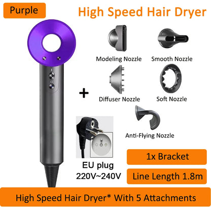 Professinal Negative Ion For Dyson Hair Dryer Hairdryer Leafless Constant Temperature High Speed Quick Dry Home Powerful Electri