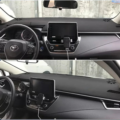 For Toyota Corolla 2019-2024 GR SE XSE Hybrid Sedan Car Dashboard Cover Mat Sun Shade Pad Anti-UV Artificial Leather Accessories