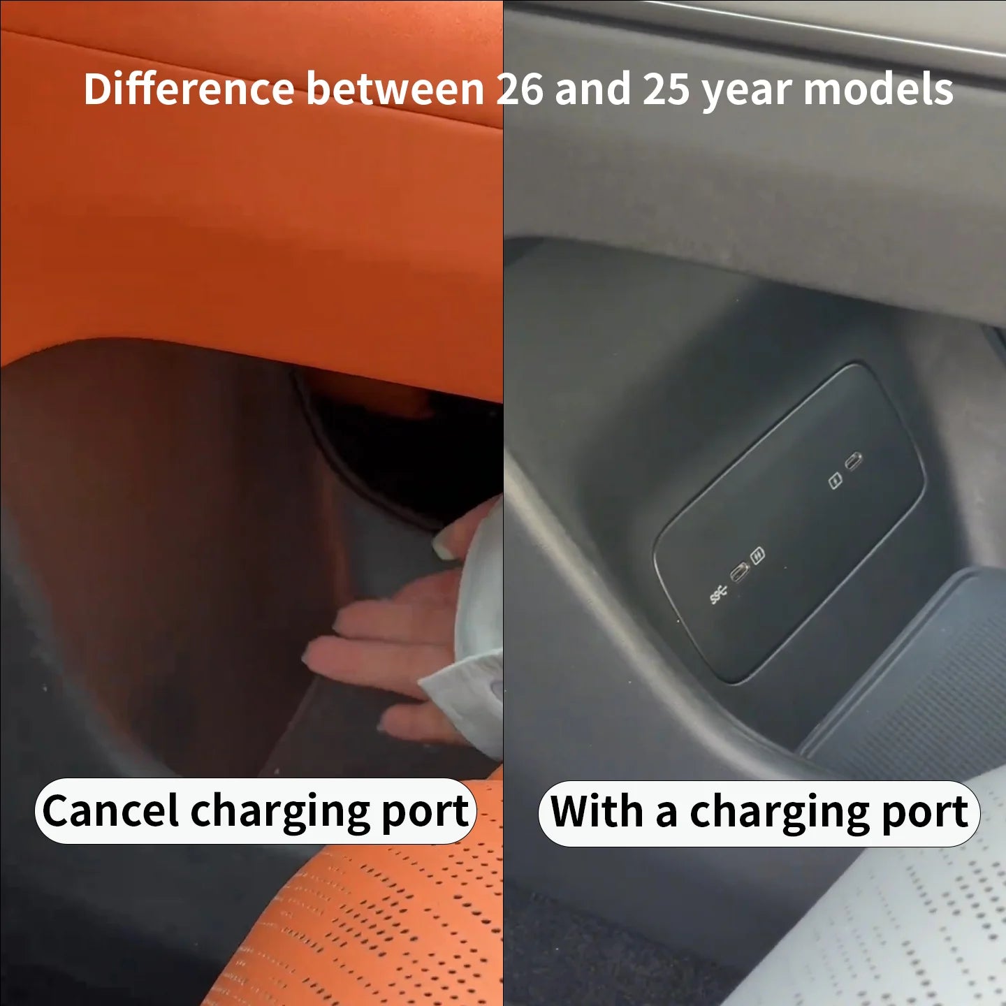 For 2025/2026 ZEEKR 7X Central Control Lower Level Organizer Storage Box Armrest Box Below Silicone Tray Car Accessory