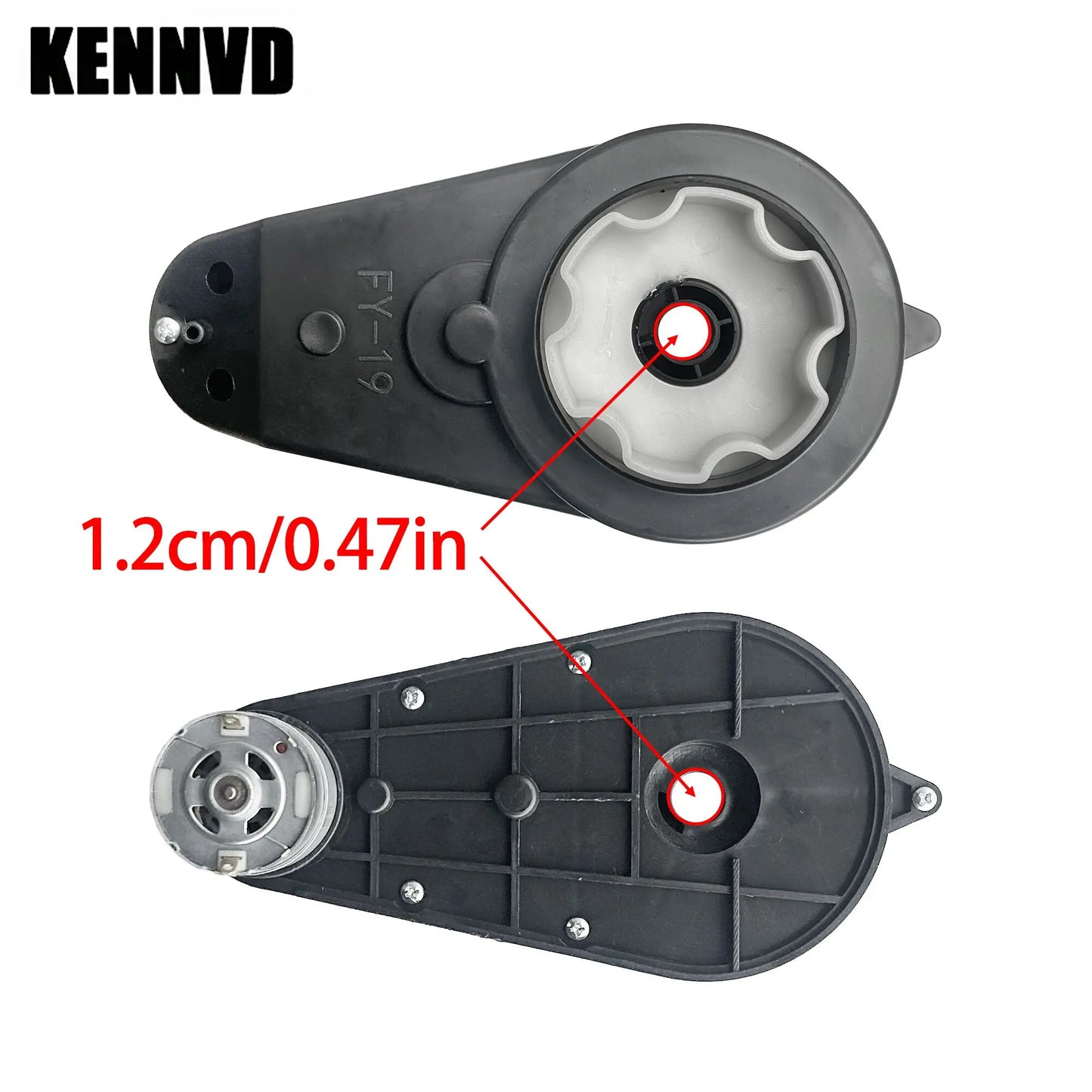 6V 12V 24V RS550 RS570 RS555 High Speed Children Electric Ride on Toy Baby Car Metal Gear Motor Gearbox Engine Reducer Accessory