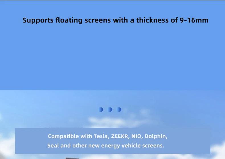 TEEQ for BYD Atto3 Dolphin Seal U DM-i Song Plus Car Phone Holder Mount Adjustable Magnetic Car Phone Support Frame Accessories