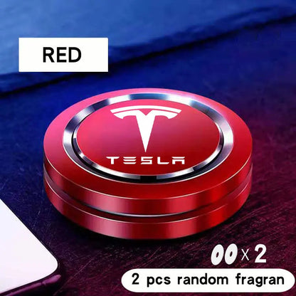 Car Flying Saucer Air Freshener Solid Aroma Perfume Diffuser Auto Perfume Aromatherapy for Tesla model 3 Y X S Accessories