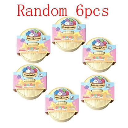 Blind Box Colorful Simulated Dumpling Squishy Relaxing Relieve Anxiety Antistress Enhance Happiness Rebound Squeeze Reliever Toy