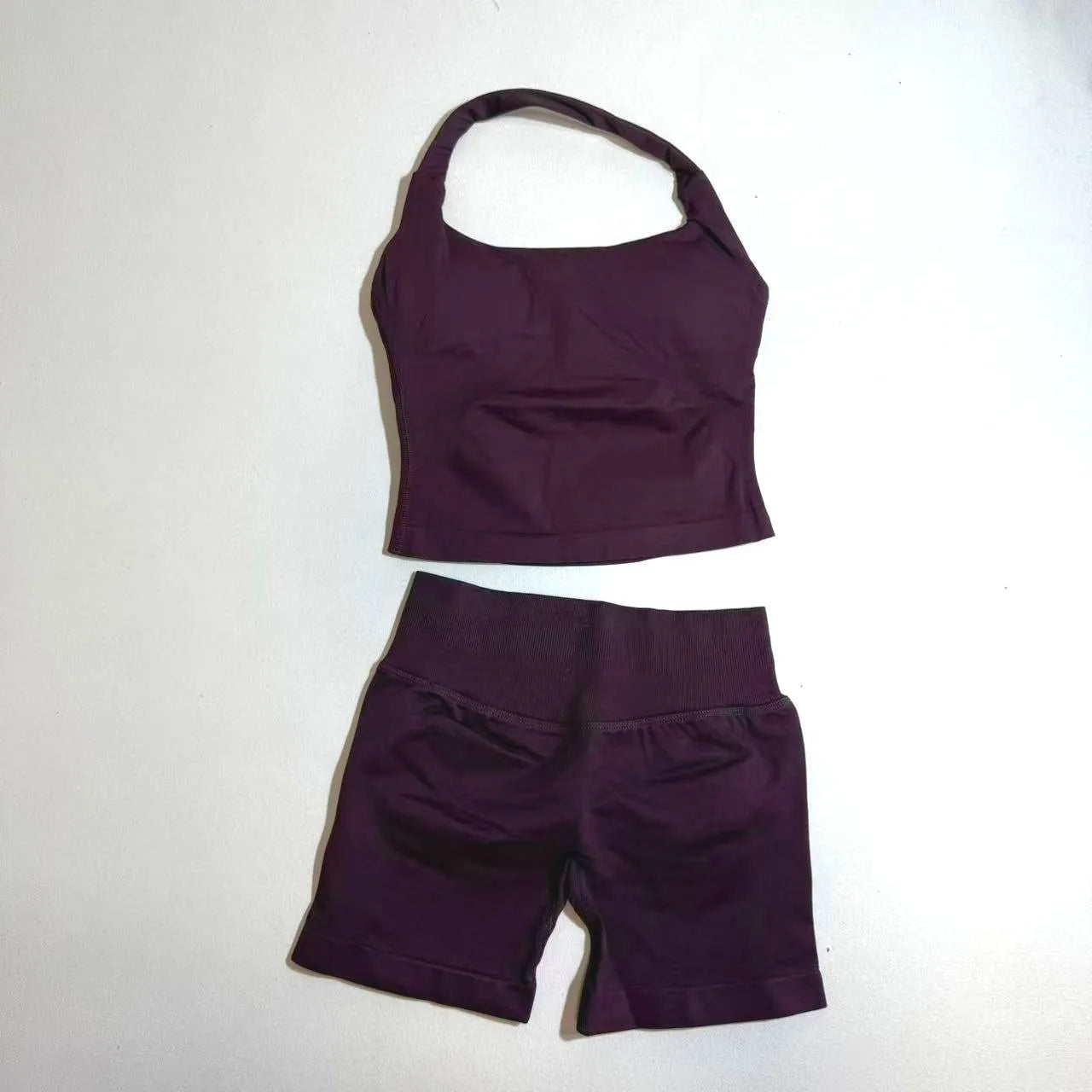 2 Pieces Sportswear Women Yoga Set Gym Clothes Sportswear Yoga Suits High Waist Scrunch Fitness Tracksuits  Pilates Set