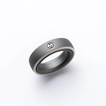 LAUTIE Mechanic-I Slim Fidget Ring 18.5mm/20mm PEEK Track Spy Wars Series Traditional Ring Office Desk Accessories