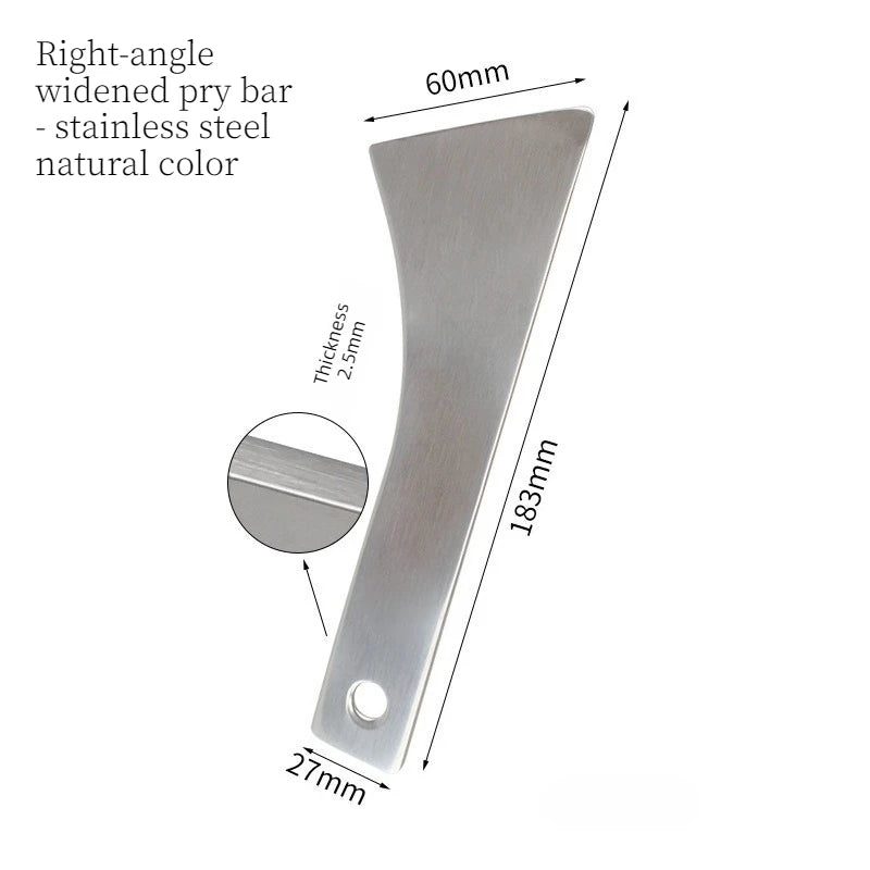 Special Stainless Steel Pry Bar For Auto Repair, Rust-Resistant, For Car Door And Dashboard Disassembly Tools