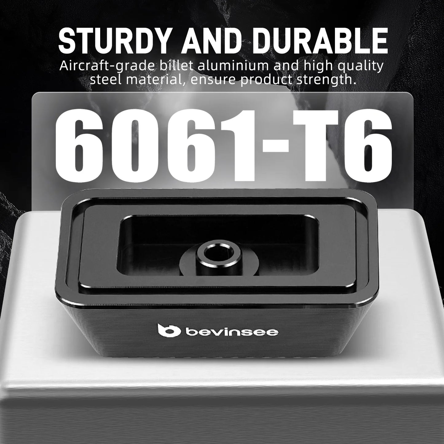 BEVINSEE Billet Aluminium Jack Pad Adapter Set for BMW E46 320d 320i 325i 330i 330d X3 E83 Z4 E85 E89 E86, Replace 51717065919