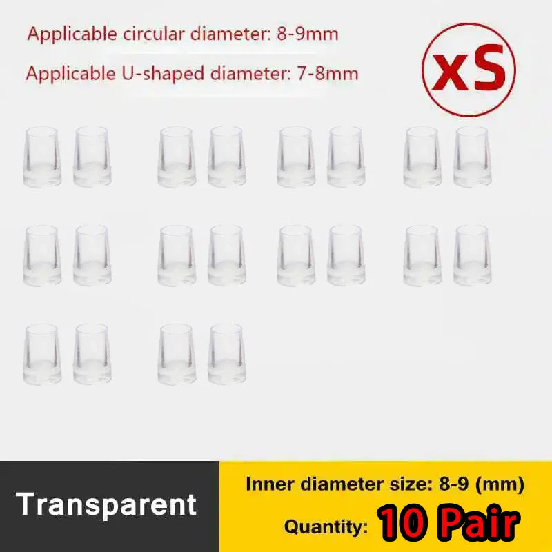High Heel Protector Caps for Stilettos, Anti-Slip & Noise-Reducing Heel Savers, Durable TPU Heel Covers for Women Soft Damping