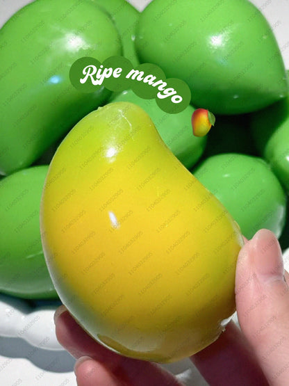 Food-Shaped Crunchy Stress Ball Blocks Filled Squishy Toys Non-Bounce Squeeze Ball ASMR Anti Stress Fidget Toys for Kids &Adults