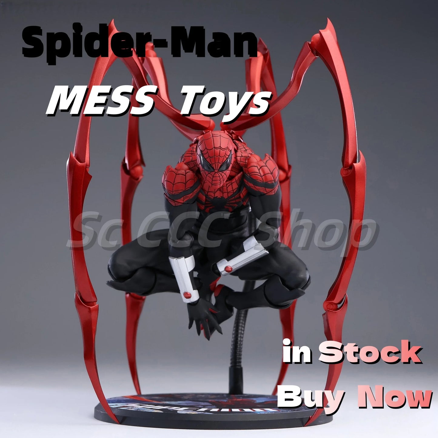 Hot Mess Toy Superior Spider-Man Doctor Octopus Action Figure - Handmade Collectible Toy For Children's And Fans By Peter Parker