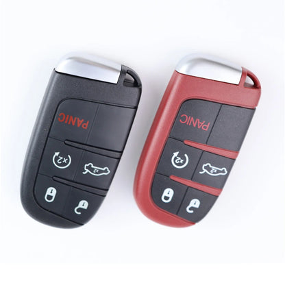 Car Key Fob Shell Case Housing for Jeep/Dodge/Chrysler/FIAT 300 500 500L 500X Toro Compass Renegade Charger Challenger Redeye