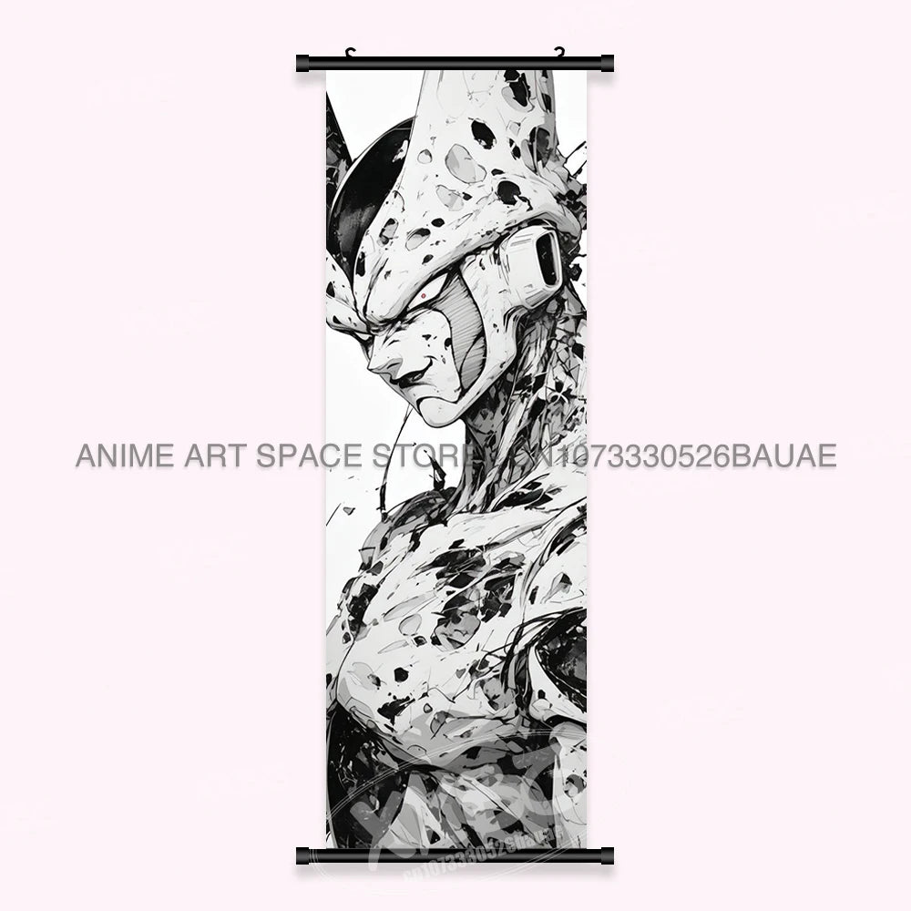 Dragon Ball Anime Wall Artwork Canvas Mural Scrolls Pictures Anime Character Son Goku Hanging Painting Poster Home Decoration